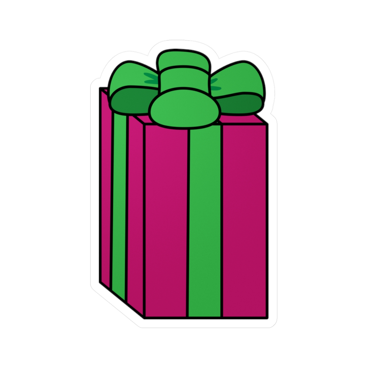 Featured image for “Christmas Gifts Sticker - Magenta”