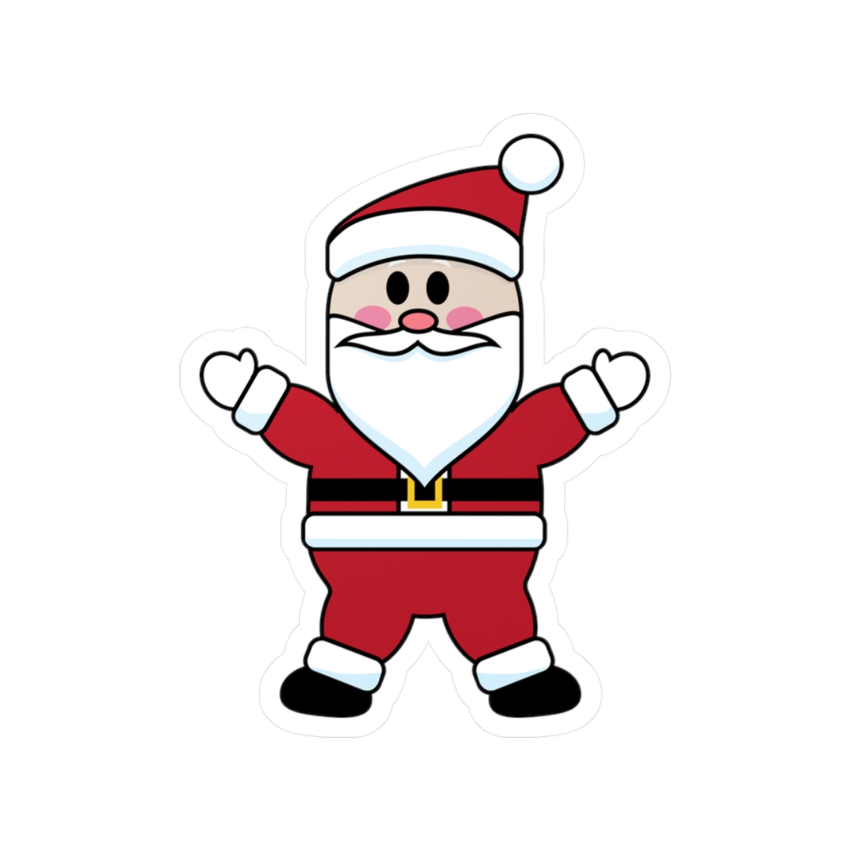 Featured image for “Christmas santa sticker - Hug”