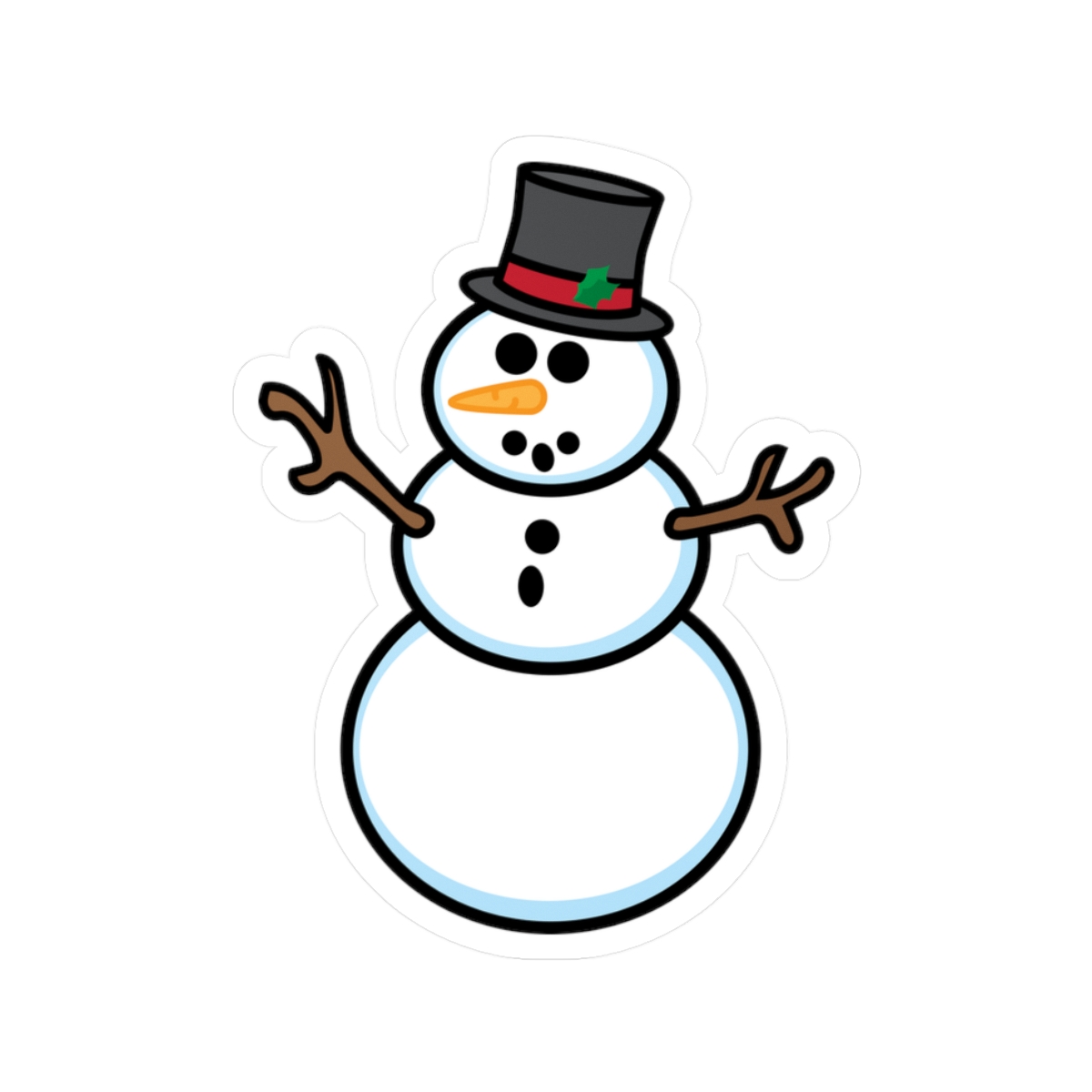 Featured image for “Christmas Snowman Sticker”