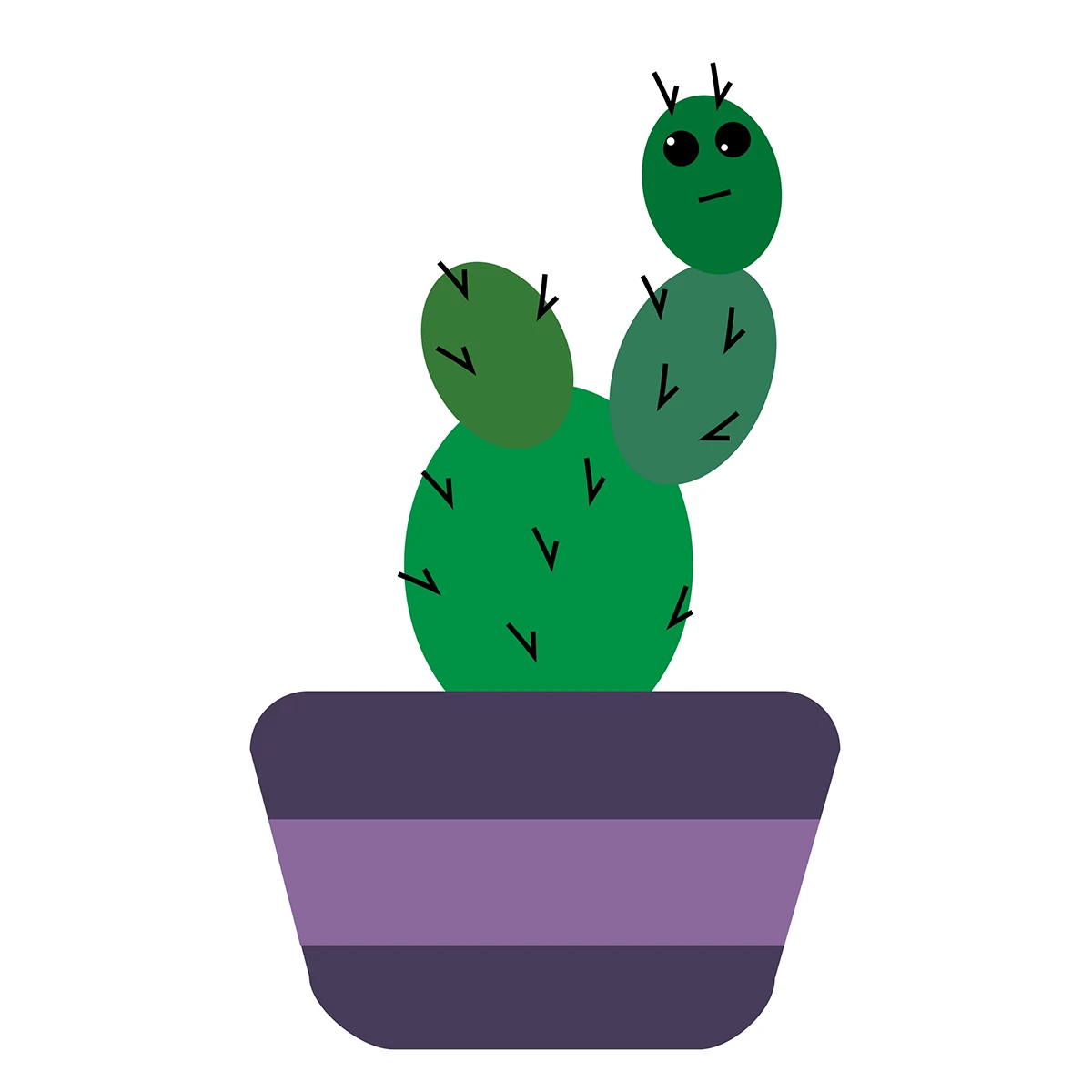 Featured image for “Cactus - Dark Purple”