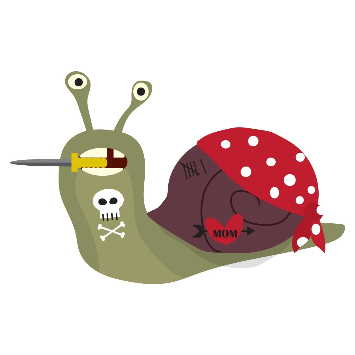 Featured image for “Pirates - Snail Bandana”